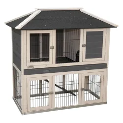 Kerbl Pet Nagerstall Villa - L 118 x B 68 x H 118 cm