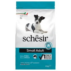 Schesir Dog Small Adult mit Fisch - Sparpaket: 2 x 2 kg