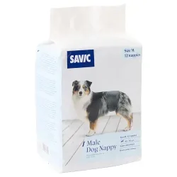 Savic Windeln für Rüden - Grösse M: 40-53 cm, 24 Stück