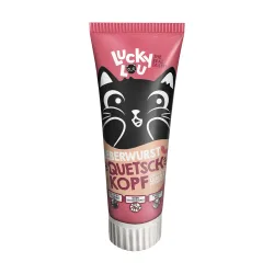 Lucky Lou Quetschkopf Leberwurst - Sparpaket: 4 x 75 g