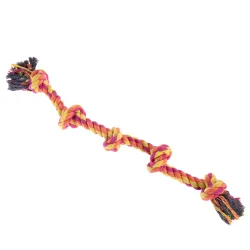 Nomad Tales Hundespielzeug Buntes Tau -  ca. Ø 3,5 x L 86