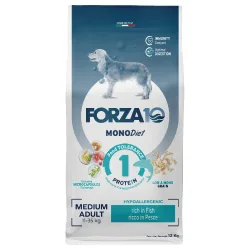 Sparpaket: Grossgebinde Forza 10 Hundefutter - Medium Diet mit Fisch (2 x 12 kg)