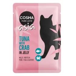 Sparpaket Cosma Asia Frischebeutel 24 x 100 g - Thunfisch & Lachs