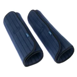 Nomad Tales Bandagierunterlagen mit Klett, marineblau - Grösse L (2 Stück)