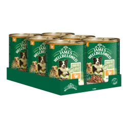James Wellbeloved Grain Free Adult Dog Hypoallergenic Truthahn -  Sparpaket: 24 x 800 g