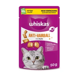 Sparpaket Whiskas Snacks - Anti-Hairball (8 x 50 g)