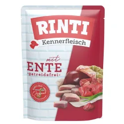 RINTI Kennerfleisch Pouches 10 x 400 g - Ente