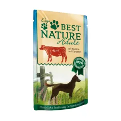 Best Nature Adult Dog 12 x 150 g - Geflügel & Ananas