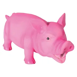Hundespielzeug Latex-Schwein mit Stimme - ca. 15 cm