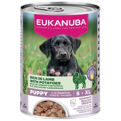 Eukanuba Puppy Reich an Lamm mit Kartoffeln - Sparpaket: 48 x 400 g
