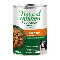 Sparpaket Natural Trainer Bocconcini Adult Medium & Maxi Chunks 2 x 415 g - Huhn
