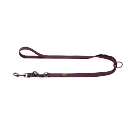 HUNTER Verstellbare Führleine Havanna Mini, brombeer - 200 cm lang, 15 mm breit
