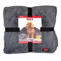 KONG Gewichtsdecke zur Beruhigung, grau - L 44 x B 51 x H 19 cm