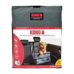 KONG Ultimativer Booster-Sitz & Haltegurt - L 44 x B 35 x H 7 cm