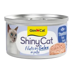 Sparpaket GimCat ShinyCat Filet in Jelly 24 x 70 g - Thunfisch