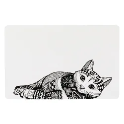 Trixie Napfunterlage Katze - L 44 × B 28 cm