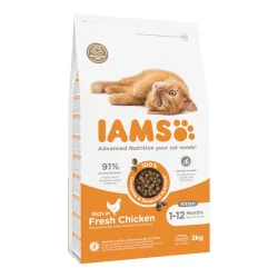 IAMS Advanced Nutrition Kitten mit Frischem Huhn - 10 kg