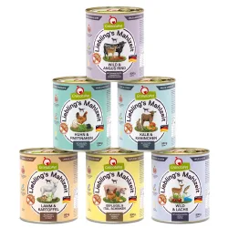 Sparpaket GranataPet Liebling's Mahlzeit 12 x 800 g - Mixpaket 1 (6 Sorten)