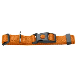 HUNTER Halsband London, orange - Vario Basic Gr.M: 30-46 cm Halsumfang, B 15 mm