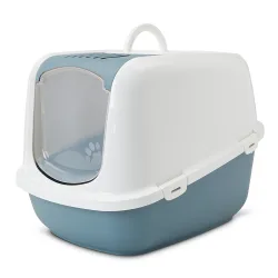 Savic Katzentoilette Nestor Jumbo - blaustein / weiss