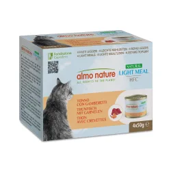 Sparpaket Almo Nature HFC Natural Light 24 x 50 g - Thunfisch & Garnelen