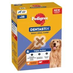 Pedigree Zahnpflege Dentastix Multipack 28 Stück für große Hunde