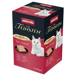 animonda vom Feinsten Mildes Menü Adult 6 x 100 g - Pute & Tomaten