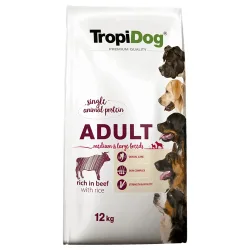 Tropidog Premium Adult Medium & Large Rind & Reis - 2 x 12 kg