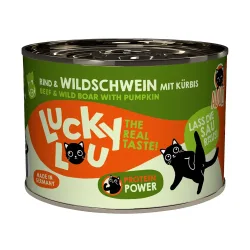 Sparpaket Lucky Lou Adult 24 x 200 g -  Rind & Wildschwein