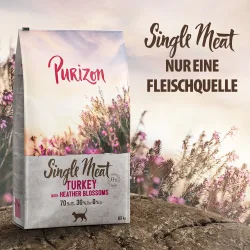Purizon Single Meat Pute mit Heidekrautblüten - 400 g