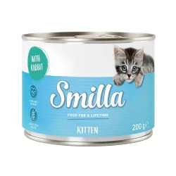 Sparpaket Smilla Kitten 24 x 200 g - Kaninchen
