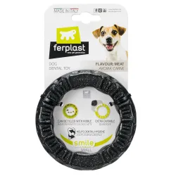 Ferplast Smile Kauring, schwarz - Gr. S: Ø 12 x H 2,4 cm