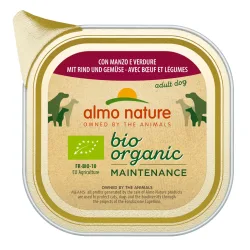 Almo Nature BioOrganic Maintenance 6 x 100 g - mit Bio Rind & Bio Gemüse
