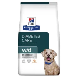 Hill's Prescription Diet w/d Diabetes Care mit Huhn - Sparpaket: 2 x 4 kg