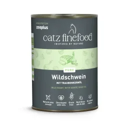 catz finefood Monoprotein zooplus 6 x 400 g - Wildschwein