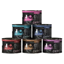 catz finefood Pure Dose 6 x 200 g - Mixpaket 1 (6 Sorten)