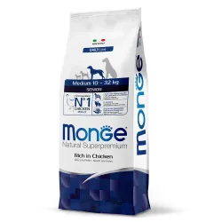 Monge Natural Superpremium Medium Senior Rich in Huhn - Satz %: 2 x 12 kg