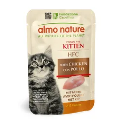 Sparpaket Almo Nature HFC Kitten 12 x 55 g - mit Huhn