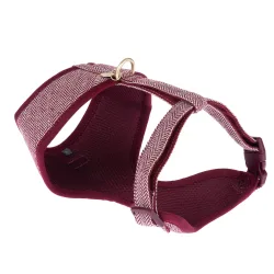 Nomad Tales Calma Geschirr, burgundy - Grösse XS: 26 - 34 cm Brustumfang