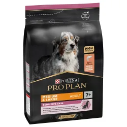 PURINA PRO PLAN Medium & Large Adult 7+ Sensitive Skin - Sparpaket: 2 x 3 kg
