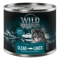 Sparpaket Wild Freedom Adult 12 x 200 g - Clear Lakes - Forelle & Huhn