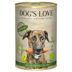 Sparpaket Dog´s Love Bio Vegan 12 x 400 g - Greens