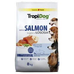 Tropidog Premium Adult Small Lachs - Sparpaket: 2 x 8 kg