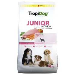 Tropidog Premium Junior Large Truthahn & Reis - 12 kg