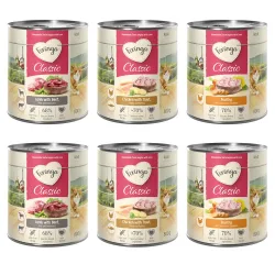 Probiermix Feringa Classic Meat 6 x 800 g  - Mixpaket 1: Geflügel, Lamm & Kaninchen, Huhn & Forelle