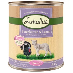 Sparpaket Lukullus Naturkost 24 x 800 g - Junior Mixpaket (3 Sorten)