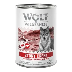 Wolf of Wilderness Senior - Geflügel mit Rind 1 x 400 g - Senior