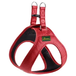 HUNTER Geschirr Love, rot - Grösse XS, 33-37 cm Brustumfang