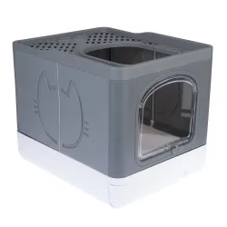 TIAKI Hop-In Katzentoilette Jax - dunkelgrau