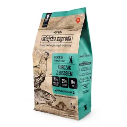 Wiejska Zagroda Kitten Huhn mit Lachs - Sparpaket: 2 x 5 kg